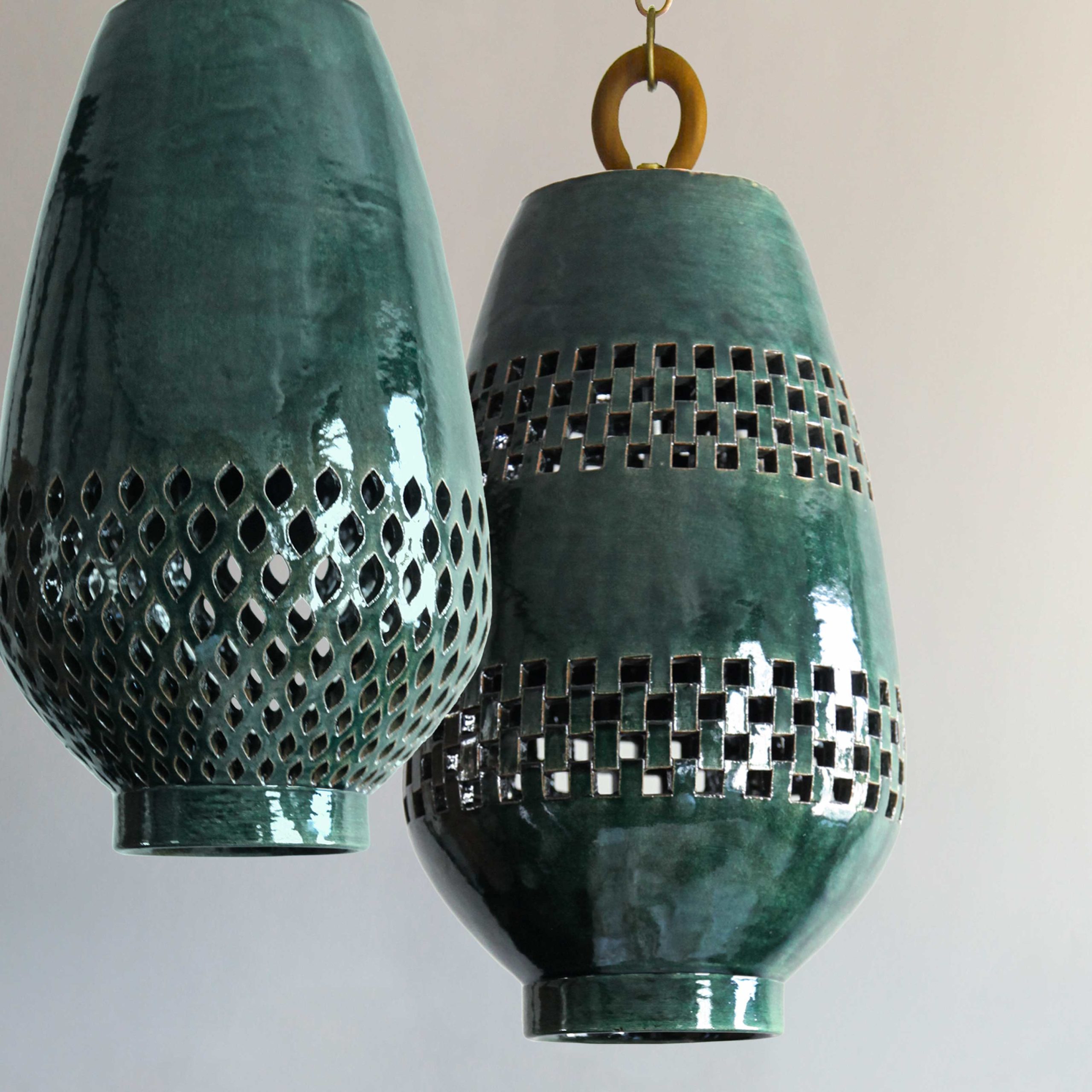 <a href="https://www.lavivahome.mom/shop/lighting/atzompa-pendant-lighting/">Atzompa Collection</a><br /><span style="font-size:9pt;" > Ajedrez Pendant Light, Size C</span> - Image 6