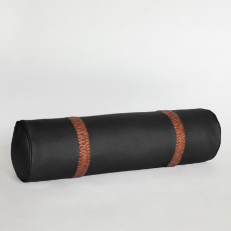 <a href="https://www.lavivahome.mom/talabartero-leather-poufs-pillows-collection/">Talabartero Collection</a><br /><span style="font-size:9pt;" > Braided Bolster Pillow</span>