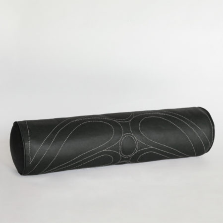 <a href="https://www.lavivahome.mom/talabartero-leather-poufs-pillows-collection/">Talabartero Collection</a><br /><span style="font-size:9pt;" > Embroidered Bolster Pillow</span>