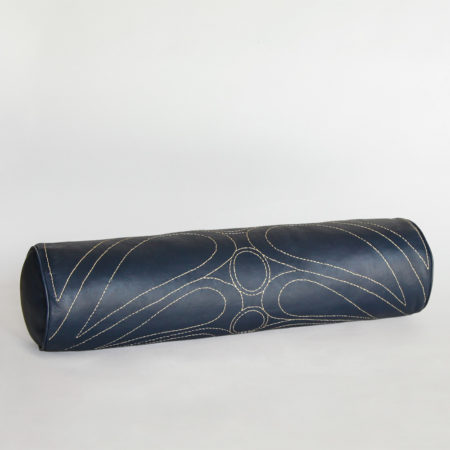 <a href="https://www.lavivahome.mom/talabartero-leather-poufs-pillows-collection/">Talabartero Collection</a><br /><span style="font-size:9pt;" > Embroidered Bolster Pillow</span>