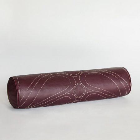 <a href="https://www.lavivahome.mom/talabartero-leather-poufs-pillows-collection/">Talabartero Collection</a><br /><span style="font-size:9pt;" > Embroidered Bolster Pillow</span>