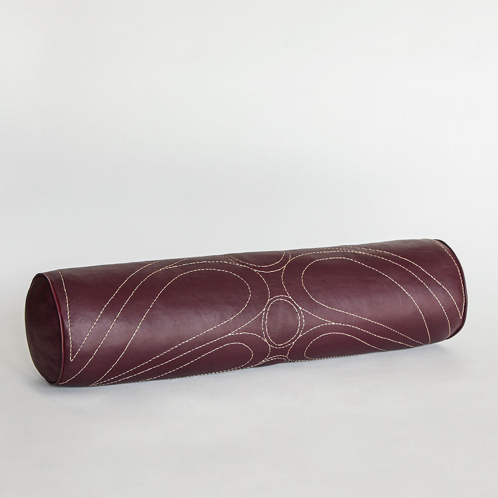 <a href="https://www.lavivahome.mom/talabartero-leather-poufs-pillows-collection/">Talabartero Collection</a><br /><span style="font-size:9pt;" > Embroidered Bolster Pillow</span> - Image 7