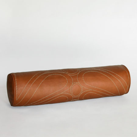 <a href="https://www.lavivahome.mom/talabartero-leather-poufs-pillows-collection/">Talabartero Collection</a><br /><span style="font-size:9pt;" > Embroidered Bolster Pillow</span>