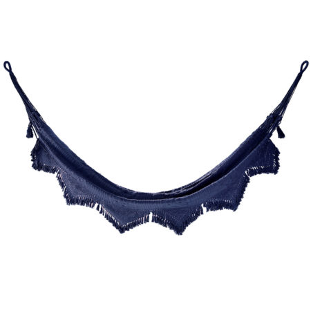 best luxury cobalt blue handwoven outdoor hammock
