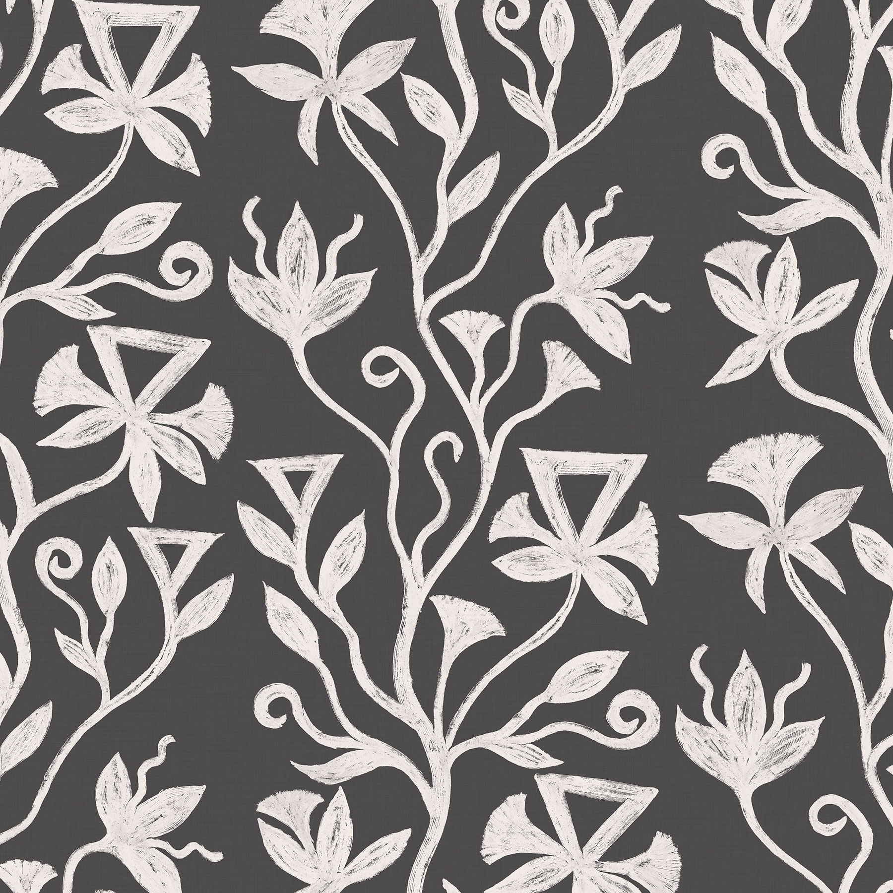 Vine wallpaper in Kali Mati colorway