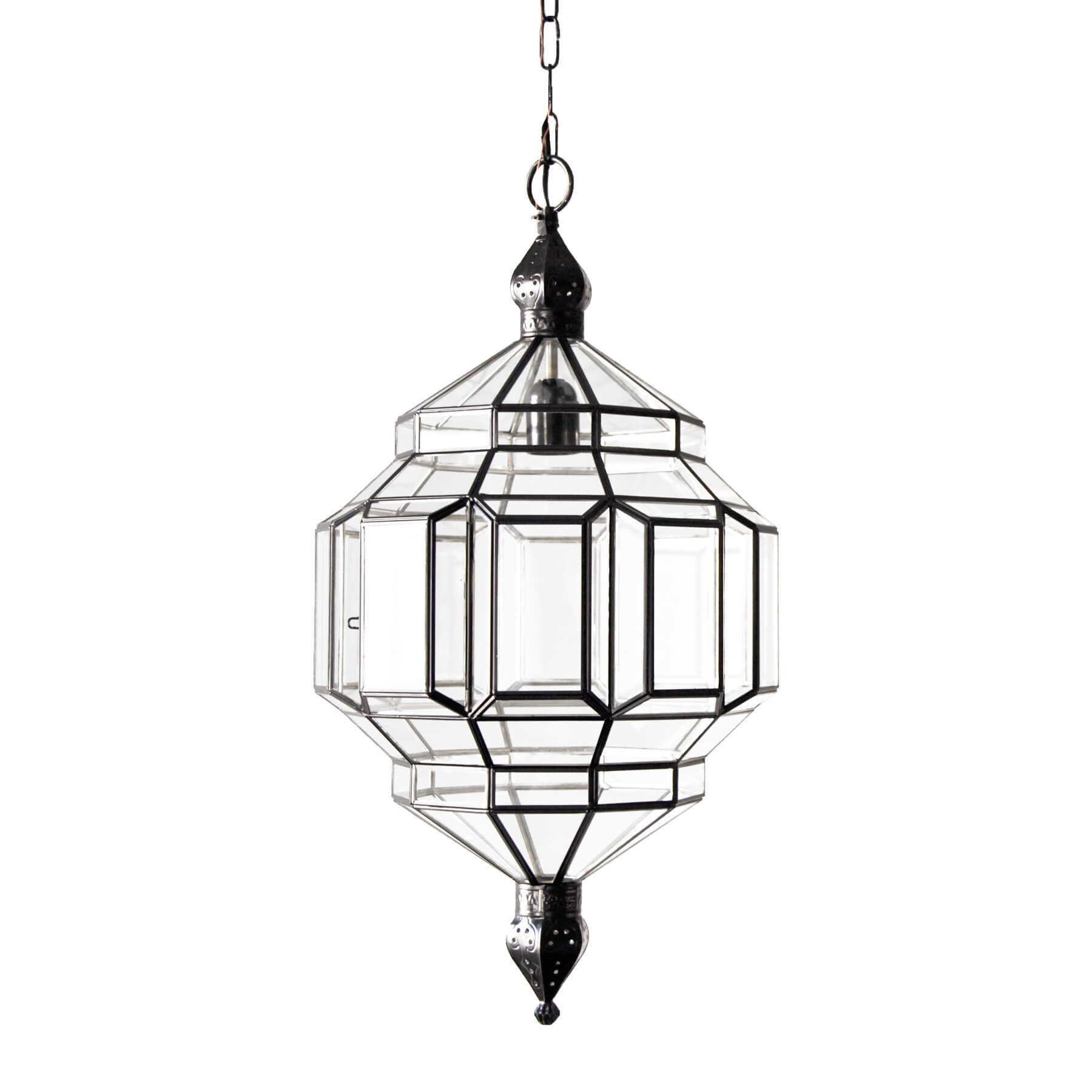 alhambra model 2 black_slide granada lighting from l'aviva home. handmade black pendant light fixture.