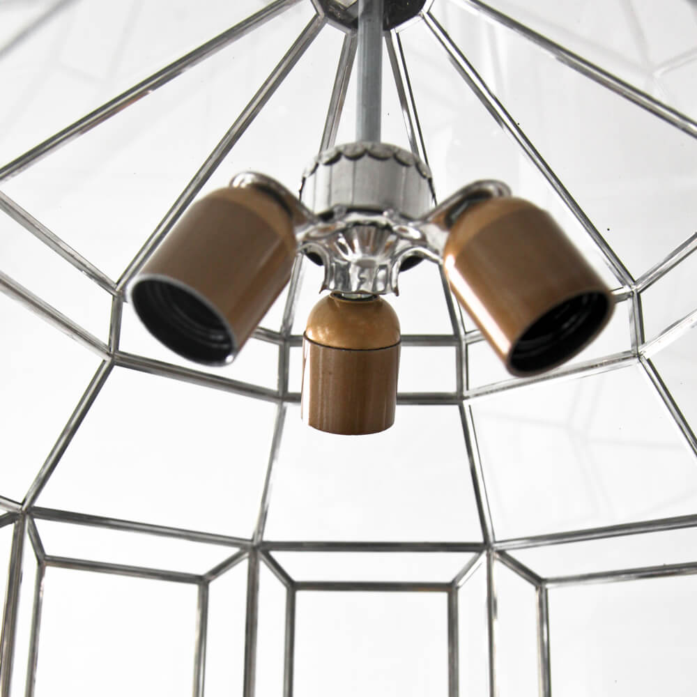 granada lighting from l'aviva home. handmade brass pendant light fixture.