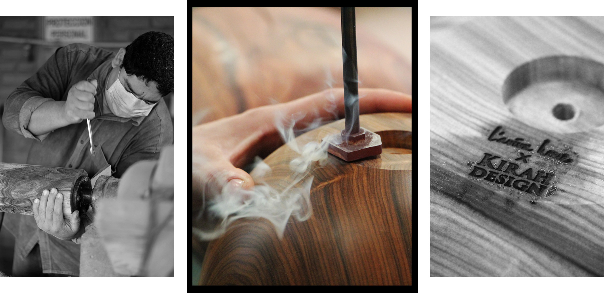 arbol-story-collage_6 tropical modernist rosewood lamps handmade in La Paz, Bolivia.