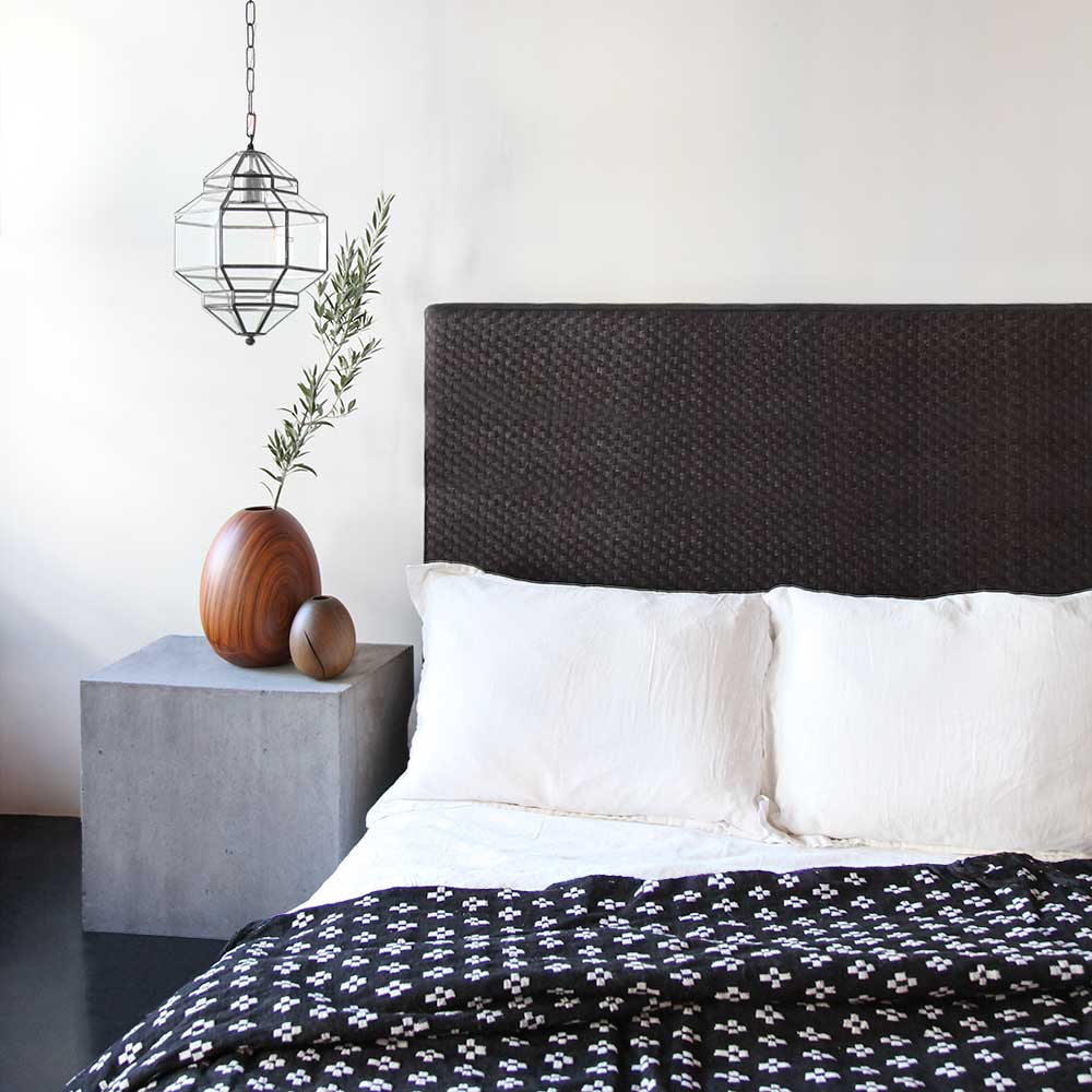 silver alhambra mini light, perfect pendant for bedside lighting.