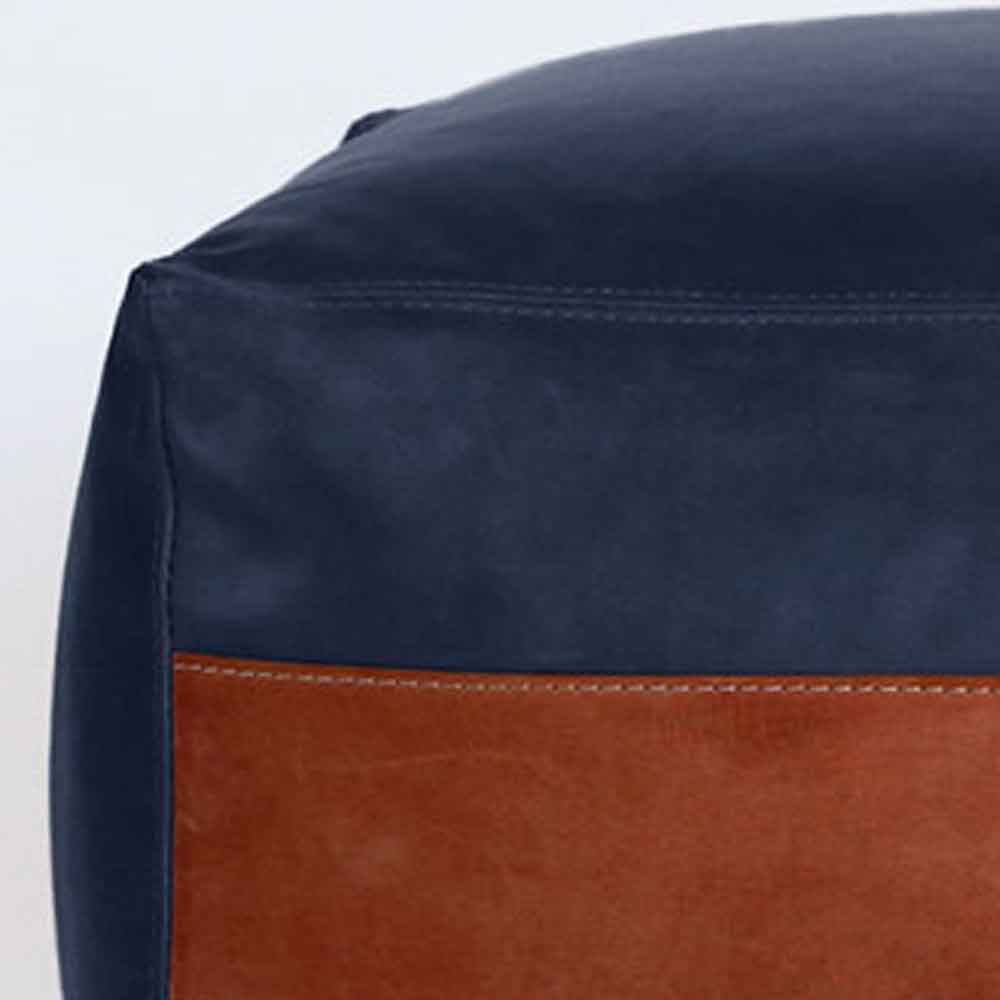 Talabartero_Pouf_leather-detail_cobalto+belt