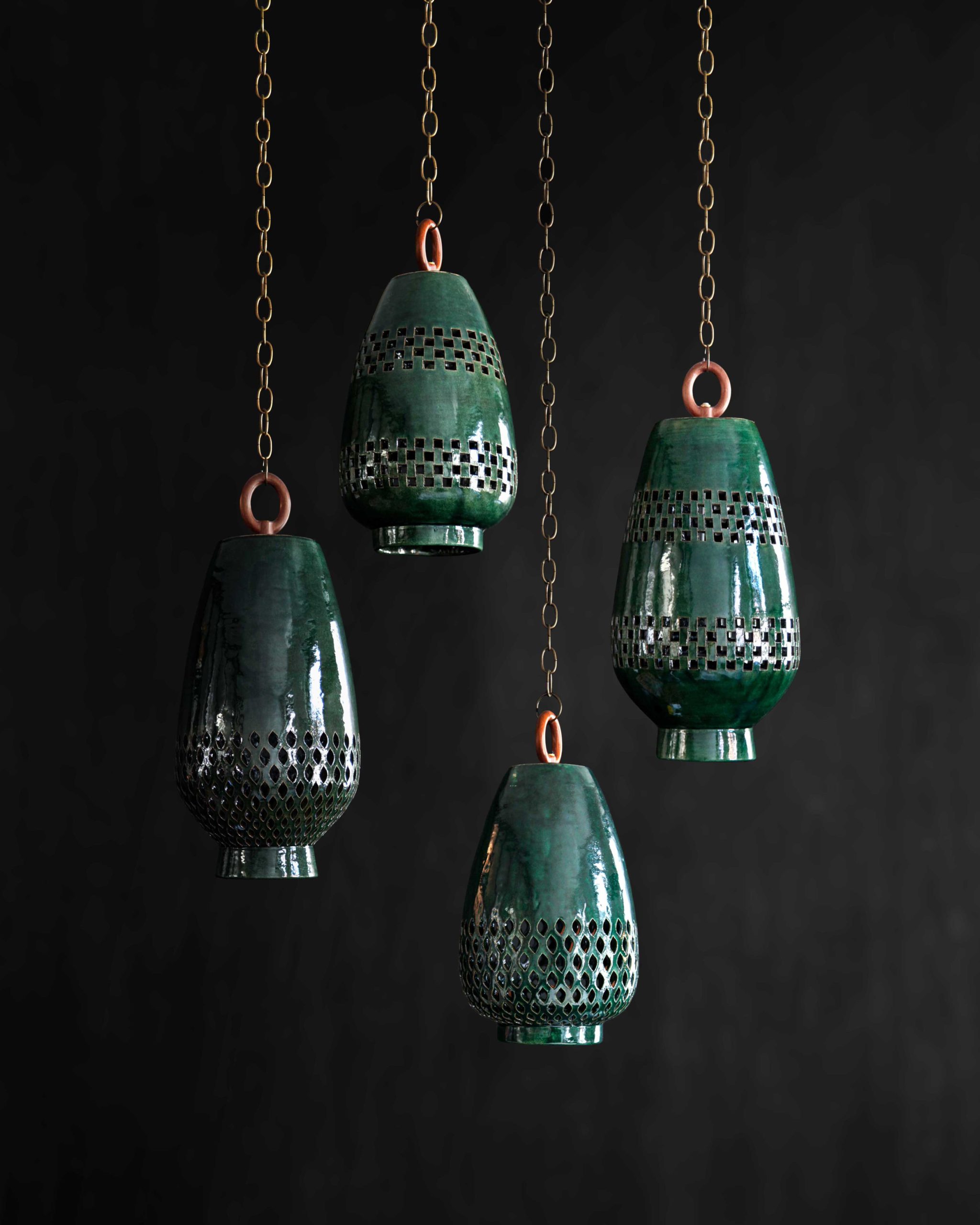 <a href="https://www.lavivahome.mom/shop/lighting/atzompa-pendant-lighting/">Atzompa Collection</a><br /><span style="font-size:9pt;" > Ajedrez Pendant Light, Size D</span> - Image 6