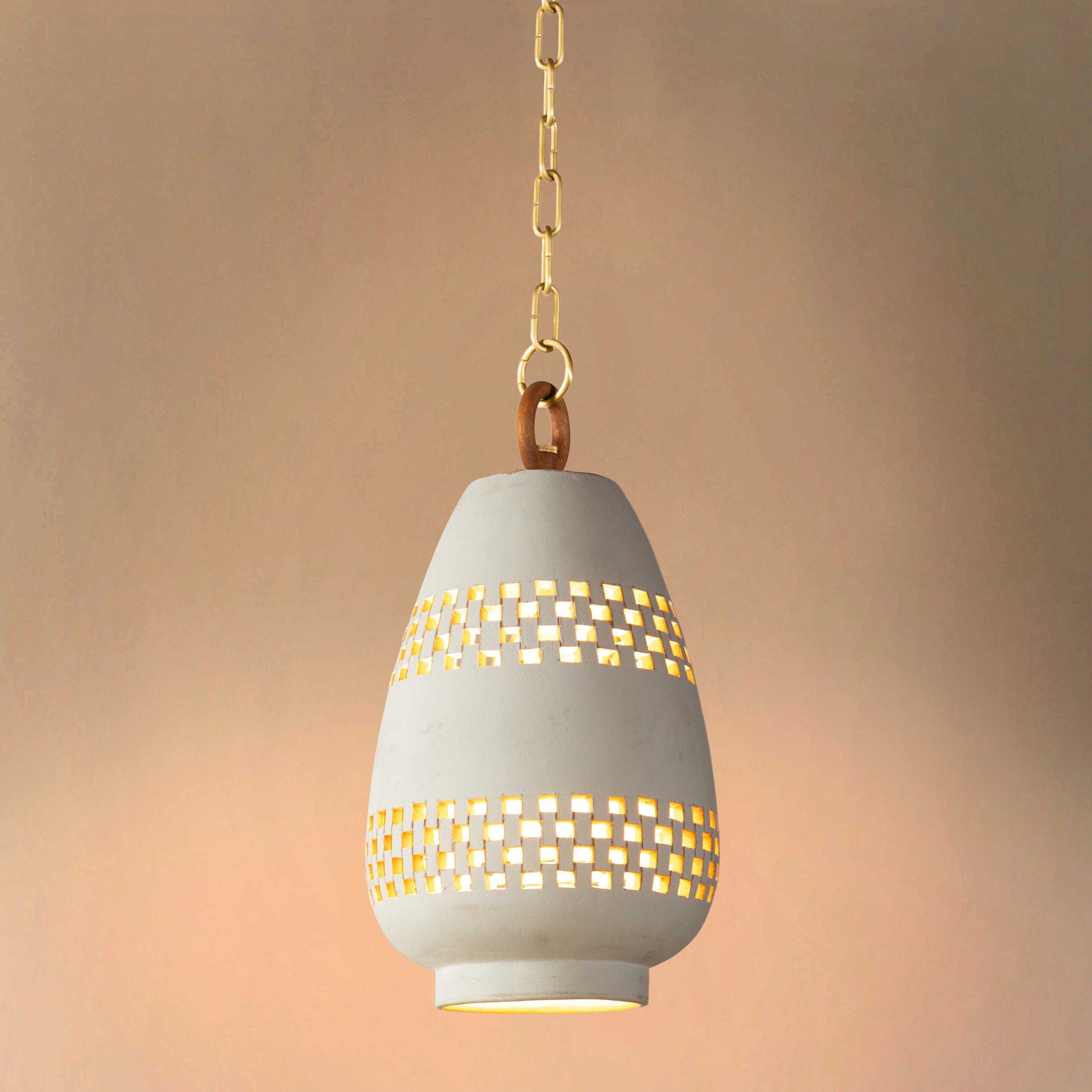 <a href="https://www.lavivahome.mom/shop/lighting/atzompa-pendant-lighting/">Atzompa Collection</a><br /><span style="font-size:9pt;" > Ajedrez Pendant Light, Size A</span> - Image 6