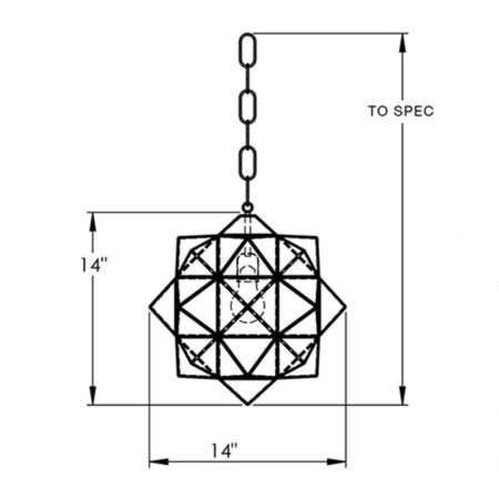 Granada Rombus Size A To-Scale Template