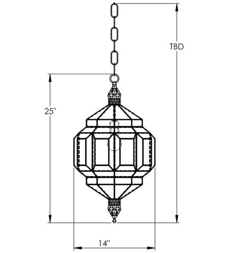 Granada Alhambra II Size A To-Scale Template