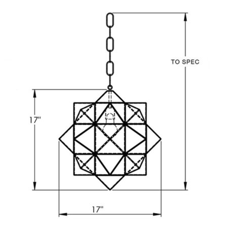 Granada Rombus Size B To-Scale Template