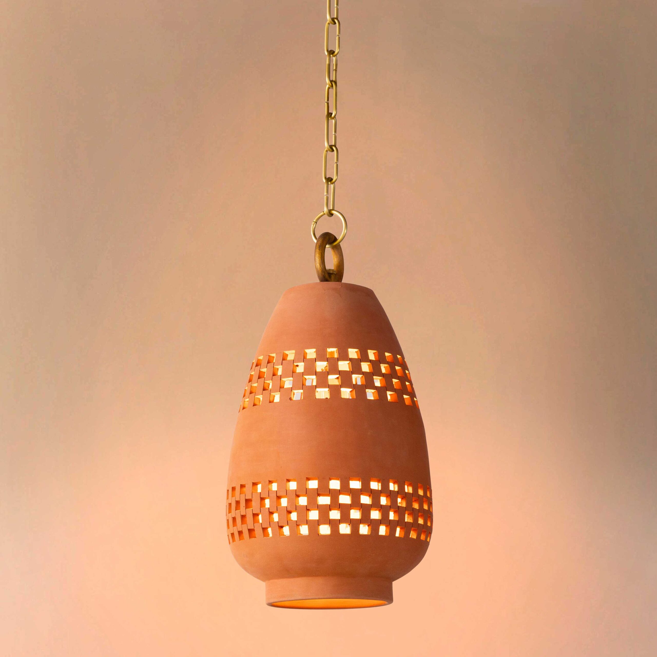 <a href="https://www.lavivahome.mom/shop/lighting/atzompa-pendant-lighting/">Atzompa Collection</a><br /><span style="font-size:9pt;" > Ajedrez Pendant Light, Size A</span> - Image 13