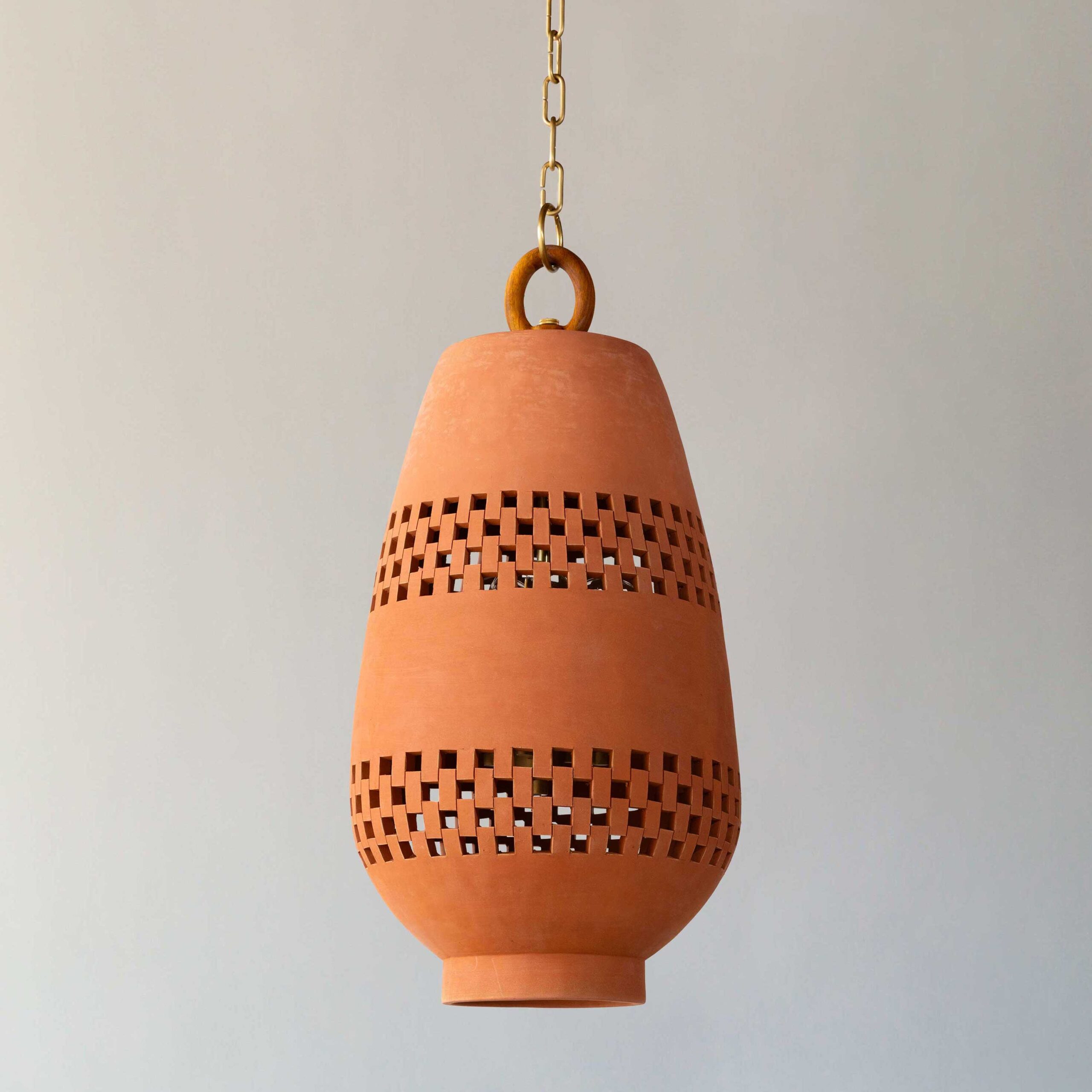 <a href="https://www.lavivahome.mom/shop/lighting/atzompa-pendant-lighting/">Atzompa Collection</a><br /><span style="font-size:9pt;" > Ajedrez Pendant Light, Size C</span> - Image 9