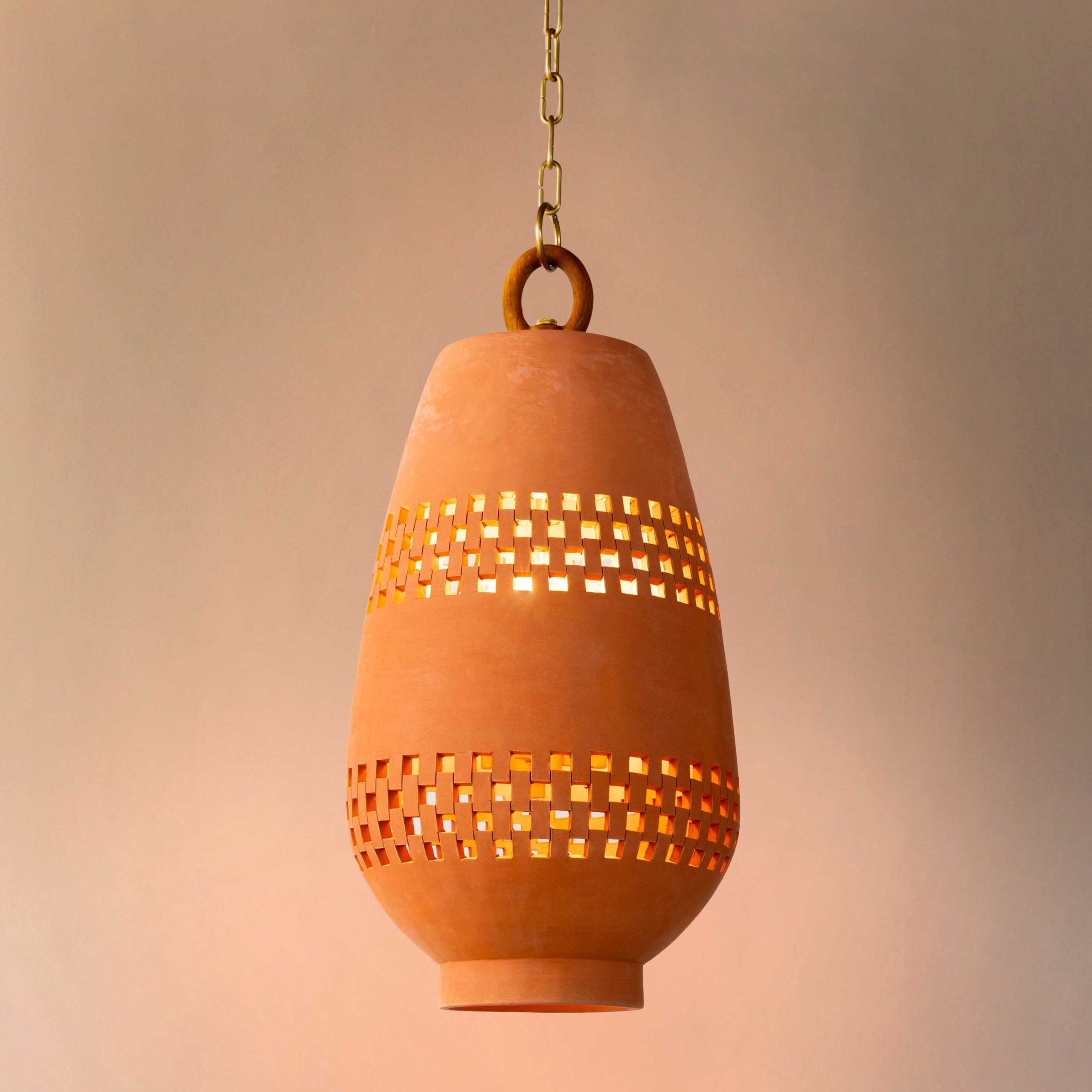 <a href="https://www.lavivahome.mom/shop/lighting/atzompa-pendant-lighting/">Atzompa Collection</a><br /><span style="font-size:9pt;" > Ajedrez Pendant Light, Size C</span> - Image 10