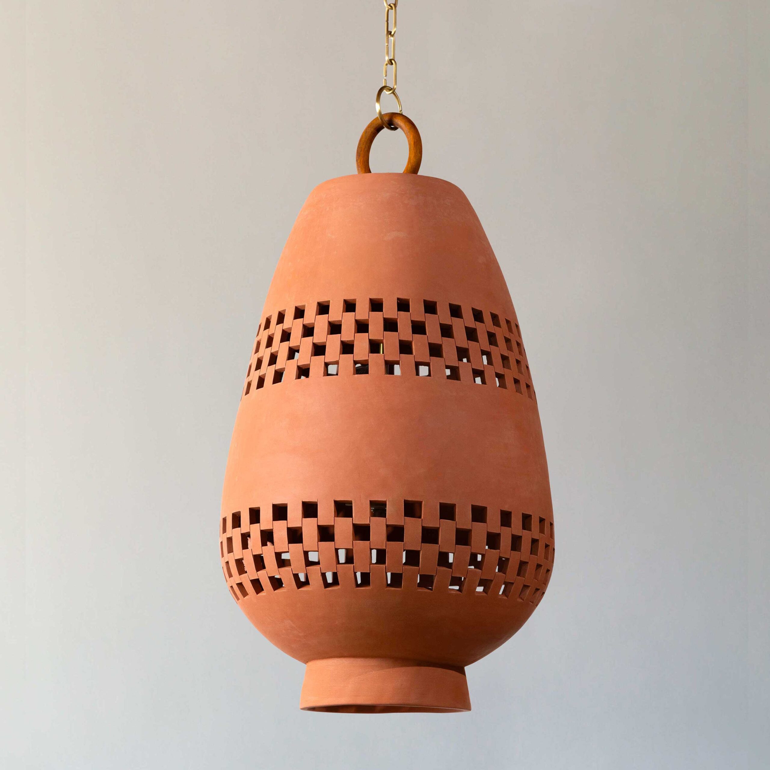 <a href="https://www.lavivahome.mom/shop/lighting/atzompa-pendant-lighting/">Atzompa Collection</a><br /><span style="font-size:9pt;" > Ajedrez Pendant Light, Size D</span>