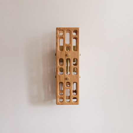 Celosia sconce in rubio finish