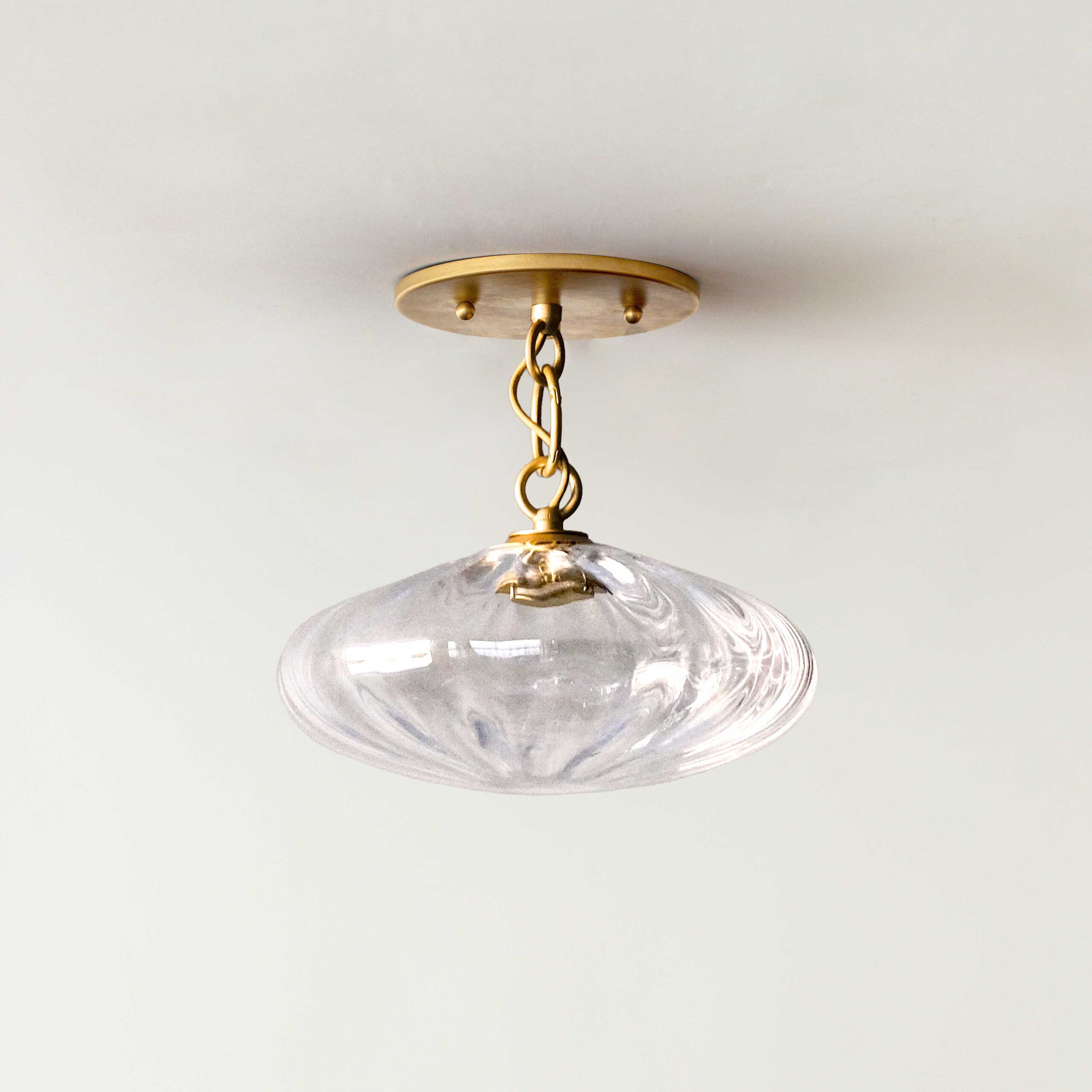 Agave Espadin Mini Semi Flush Clear Glass