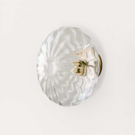 Espadin Sconce in clear glass